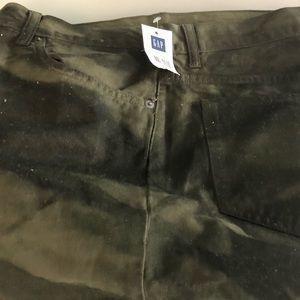 New Gap Camo Green Modern Boot Cut Jeans size 12